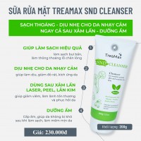 Sữa rửa mặt Da khô nhạy cảm TreaMax SND Cleanser (200ml)_2