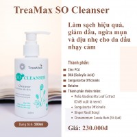 Gel rửa mặt Da dầu TreaMax SO Cleanser (200ml)_6